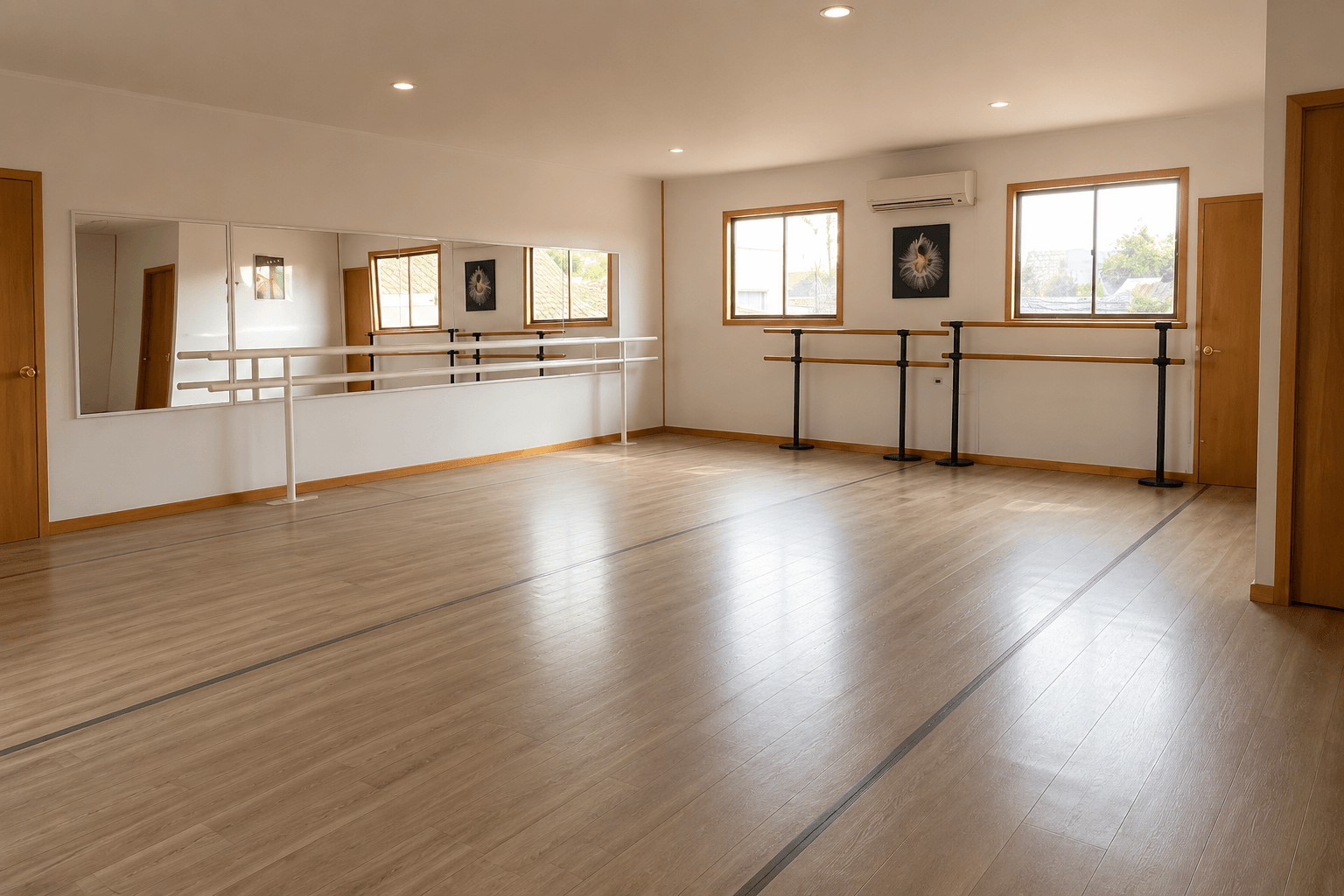 Sala de clases de Ballet Mabel Henríquez